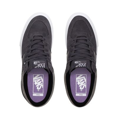 Vans Half Cab Pro - Kadın Bilekli Ayakkabı (Gri)